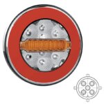 LED Rücklicht ohne Kennzeichenleuchte | 12-36v | 5-PIN | V10C3-830B5