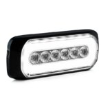 LED Blitzer + Halo-Ring, amber-weiß 12-24v – Bild 2