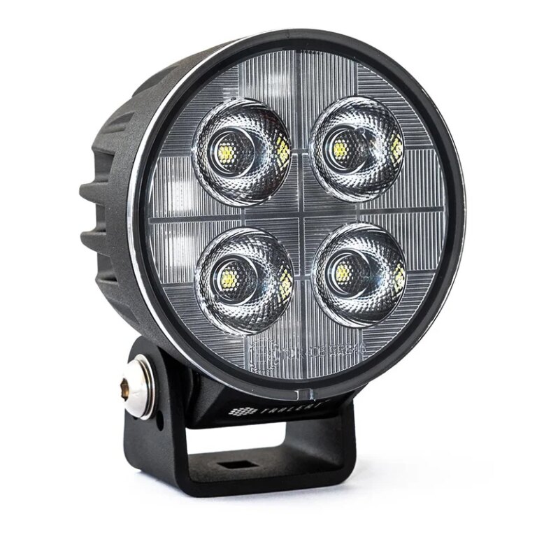 LED Arbeitsscheinwerfer rund | 3800 Lumen | 40Watt | eingebauter Deutsch-Stecker | 9-36v | WF-4038R