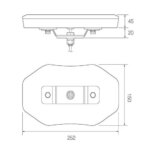 LED Leuchtbalk | R65 | 251mm | 10-30v | EQBT251R65A – Bild 3