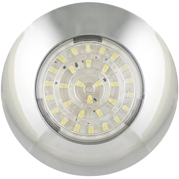 LED Innenbeleuchtung | Chrom | 12v | kaltweißes Licht | 7524C