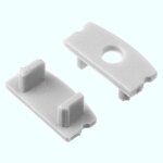 Endkappe | für BAC-ALU5 | mit Kabeldurchführungstülle | BAC-ALU5-CAP-O