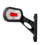 LED Begrenzungsleuchte links rot-weiß-amber 12-24v 50cm Kabel | MB-2731RWA