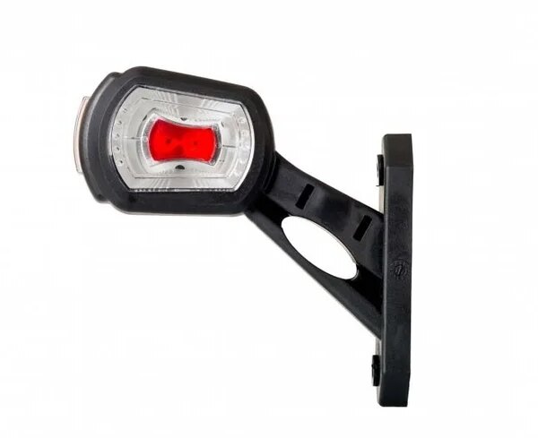 LED Begrenzungsleuchte links rot-weiß-amber 12-24v 50cm Kabel | MB-2731RWA