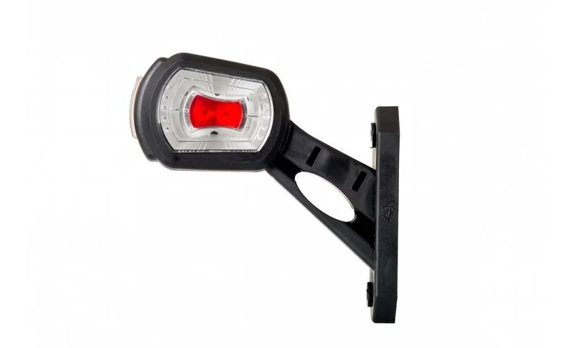 LED Begrenzungsleuchte links rot-weiß-amber 12-24v 50cm Kabel | MB-2731RWA