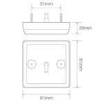LED Kompaktes Rückfahrlicht | 12-24v | 30cm Kabel | 81WM – Bild 3