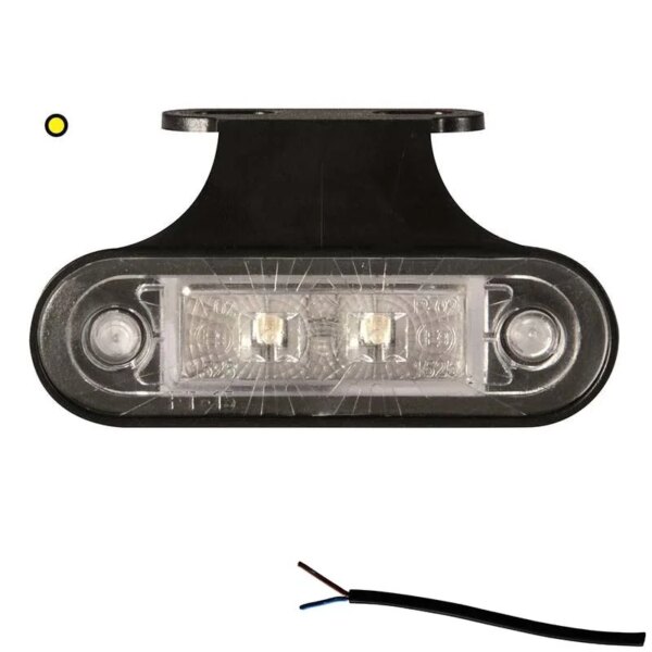 LED Umrissleuchte amber | 12-24v | 50cm Kabel | M10MV-400A