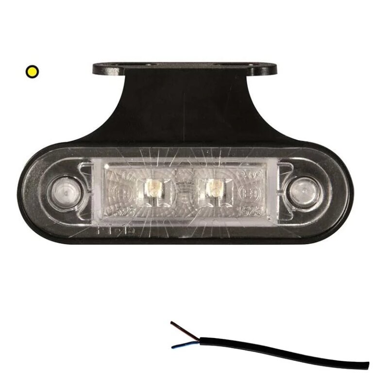 LED Umrissleuchte amber | 12-24v | 50cm Kabel | M10MV-400A