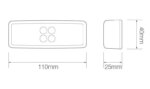 LED Umrissleuchte amber | 12-24v | 20cm Kabel | 1490AM – Bild 2