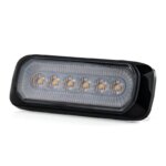 LED Blitzer R65 + Halo-Ring, gelb-rot 12-24v – Bild 4