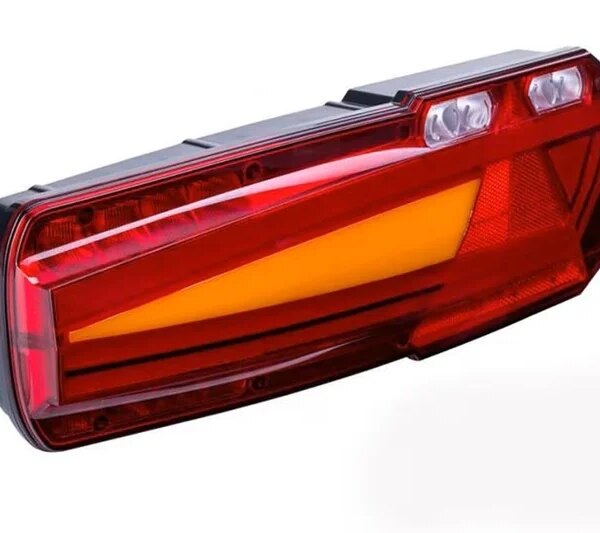 LED Anhänger Neon Anhängerleuchte links 12-24v 7-PIN AMP | VC-5001B7