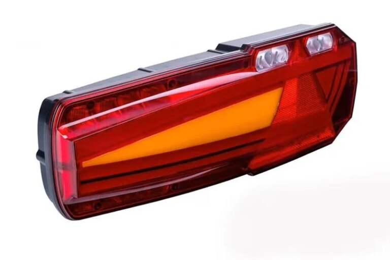 LED Anhänger Neon Anhängerleuchte links 12-24v 7-PIN AMP | VC-5001B7