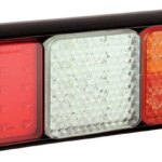 LED Rücklicht mit schwarzem Rand | 12-24v | 40cm Kabel | 100BSTIWFMRE