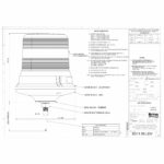 LED Rundumleuchte | R65 | amber | 12-24v | 1-Schraube | B311-serie | B311.00.LDV – Bild 2