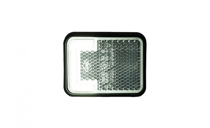 LED Positionsleuchte neon weiß mit Bügel | 12-24v | 50cm. Kabel | MV-3500W