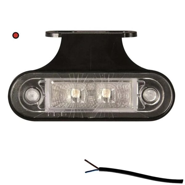 LED Positionsleuchte rot | 12-24v | 50cm Kabel | M10MV-400R