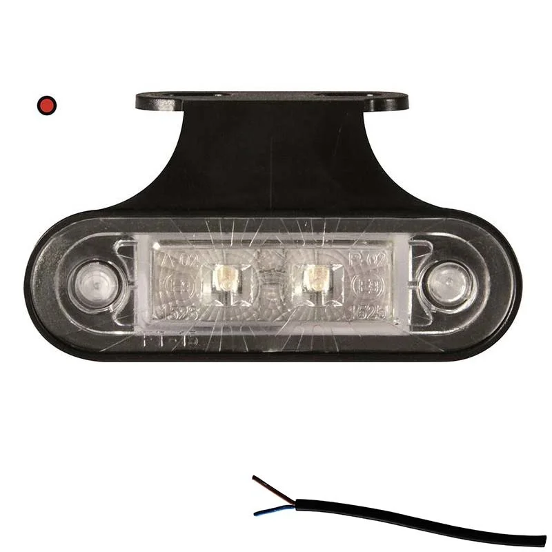 LED Positionsleuchte rot | 12-24v | 50cm Kabel | M10MV-400R