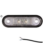 LED Positionsleuchte weiß | 12-24v | 50cm Kabel | M10MV-200W