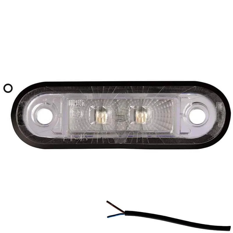 LED Positionsleuchte weiß | 12-24v | 50cm Kabel | M10MV-200W