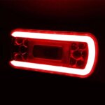 LED Rücklicht mit Kennzeichenbeleuchtung | 12-36v | 100cm. Kabel | V10C6-630 – Bild 5