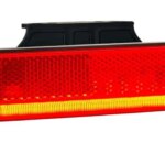 LED Positionsleuchte neonrot mit Bügel | 12-24v | 50cm. Kabel | MV-3250R