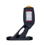 LED Begrenzungsleuchte links mit Alarm rot-weiß-amber 12-24v | MB-3632RWA