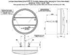 LED-Kombileuchte 140mm. | 12-24v | - 2.0m Kabel | VC-1400 – Bild 2