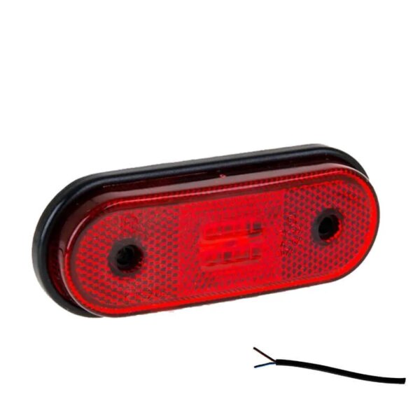 LED Positionsleuchte rot | 12-24v | 50cm Kabel | MV-1400R