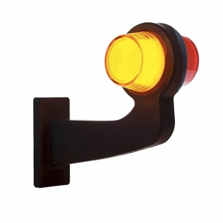 rechts | LED Begrenzungsleuchte | abgewinkelter Griff | mattierte Linse | 12-24v | MB-1022RA