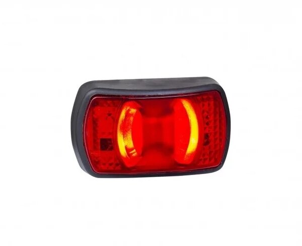 LED Positionsleuchte neonrot kompakt | 12-24v | 50cm. Kabel | MV-3390R