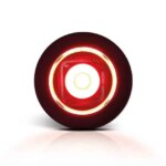 LED kompakte Einbau Positionsleuchte rot | 12-24v | MV-2600R