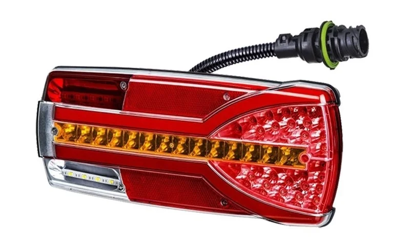 Rechts | LED Rücklicht dynamisches Blinklicht | 12-24v | 7-PIN AMP | V14C7-952B7