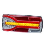 Rechts | LED Rücklicht dynamisches Blinklicht | 12-24v | 150cm. Kabel | V14C7-902 – Bild 2