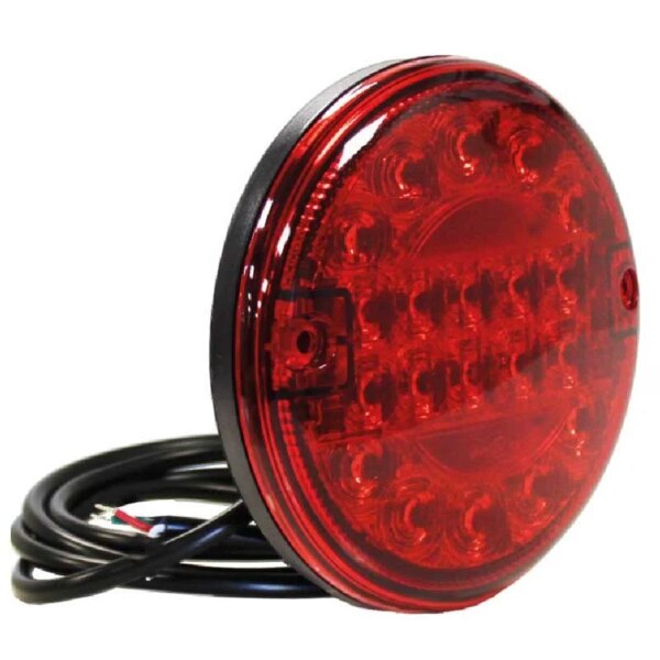 LED Slimline Hamburger Nebelscheinwerfer | 12-24v | 150cm. Kabel | VM-140