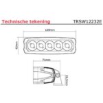 LED Arbeitsscheinwerfer | 1500 Lumen | 9-36v | TRSW12232 E – Bild 6