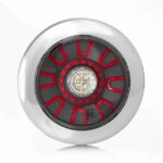 Chrom 12-24v 5-PIN Einbau