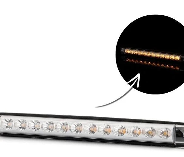 LED Blinklicht Static slimline | 12-24v | 100cm. Kabel | VK-150