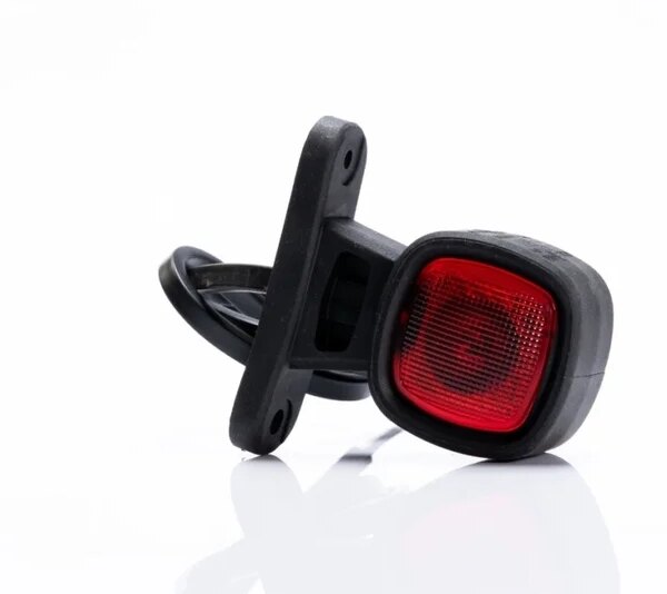 LED Begrenzungsleuchte kompakt | 12-24v | IP69K | rot-weiß | MB-2550RW