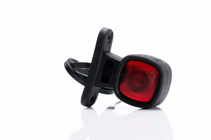 LED Begrenzungsleuchte kompakt | 12-24v | IP69K | rot-weiß | MB-2550RW
