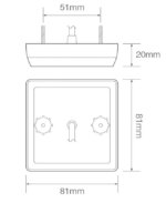 LED Kompaktes Rücklicht | 12-24v | 30cm Kabel | 81STIM – Bild 3