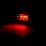LED Positionsleuchte rot inkl. Bügel 12-24v 50cm Kabel – Bild 2