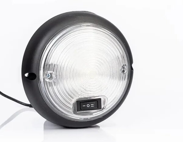 LED Innenbeleuchtung | schwarz | mit Schalter | 12-24v | 4000K | B10DS-143Z
