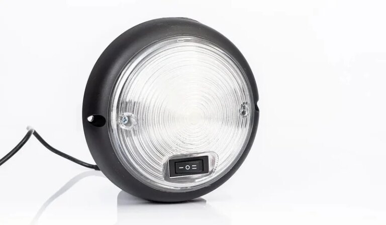 LED Innenbeleuchtung | schwarz | mit Schalter | 12-24v | 4000K | B10DS-143Z