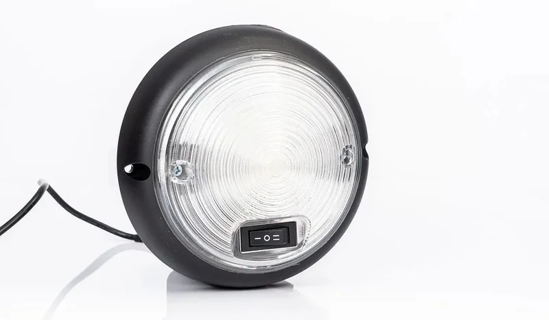LED Innenbeleuchtung | schwarz | mit Schalter | 12-24v | 4000K | B10DS-143Z