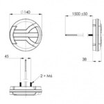 LED Rücklicht mit D-Homologation | 12-24v | 150cm Kabel | V14C4-141D – Bild 5