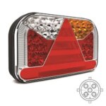 Links | LED Rücklicht ohne Kennzeichenleuchte | 12-36v | 5-PIN | V10C4-501B5