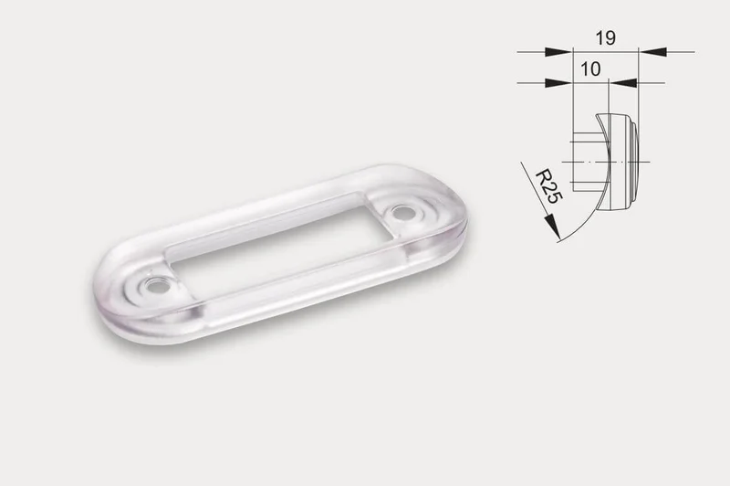 Montagebügel weiß | Positionsleuchte 200-serie für Lampenhalter | M10MS-200W