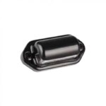 Einstiegsbeleuchtung weiße Lampe | schwarzes Gehäuse | 12-24v | 6434BWM