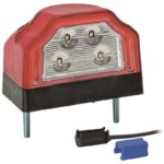 LED Kennzeichenbeleuchtung | 12-36v | mit 0.75mm.2 Stecker | M10KV-110R