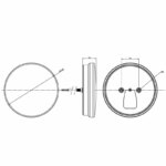 LED Rücklicht, rund mit dynamischem Blinklicht | 12-24v | 100cm Kabel | VC-213 – Bild 6